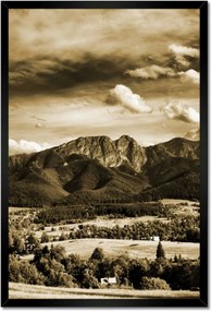 Poszterek keretben 40x60 Tátra Lengyel hegyek Kilátás