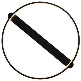 Rabalux 71344 - BELIZA LED mennyezeti lámpatest, 45 W, 230 V, 3000 K, 50x55 cm, fekete