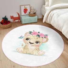 Fehér gyerek szőnyeg ø 120 cm Comfort – Mila Home