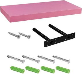 Fali polc STILISTA® Volato 50 cm - rózsaszín