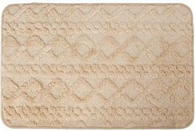 Fürdőszobaszőnyeg Csúszásgátló Puha Bolyhos bézs45X75CM