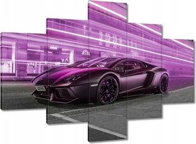 Vászonkép 100x70 Lila sportautó