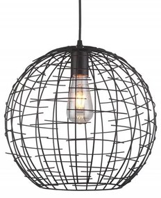 Lámpa Mennyezeti lámpatest VIELA 2,6996,AC220-240V,50/60Hz,1*E27,IP20,átmérő 35cm,egyes,fekete