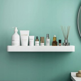 Zuhanypolc Lyukasztás nélkül 50cm Fehér