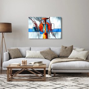 Egy ősi ember képének festménye (90x60 cm)