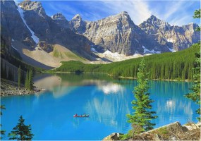 Flizelina Dekoratív Fotótapéta Hálószobába Hegyi tó 208x146 Ragasztó