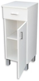 Viva STYLE fürdőszobai ÁLLÓSZEKRÉNY 85 alacsony POLCOS - 1 fiók - JOBBOS - 35 x 33 x 85 cm