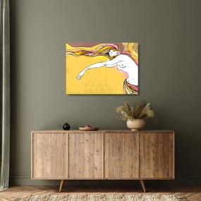 Üveg kép - Lány (70x50 cm)