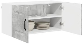 Fali konyhaszekrény Beton Szürke 80 x 31 x 40 cm Faanyag