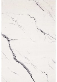 Krémszínű gyapjú szőnyeg 160x240 cm Marble – Agnella