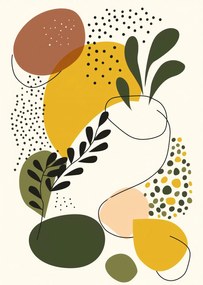 Poszter 64x90cm Botanikai impressziók