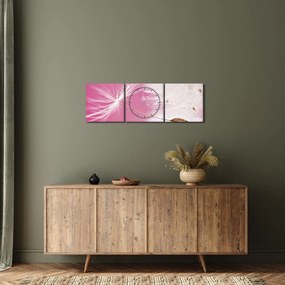Kép - Makró virága (órával) (90x30 cm)