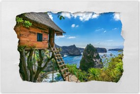 Poszterek 90x60 Faház Tenger
