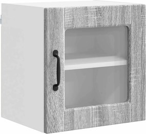 vidaXL Konyhaszekrény polcokkal Szürke Sonoma 40 x 31 x 40 cm Faanyag