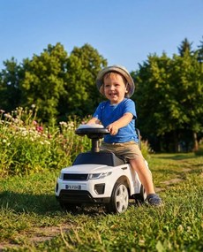 Baby Mix Prime SUV bébitaxi fehér bőrből