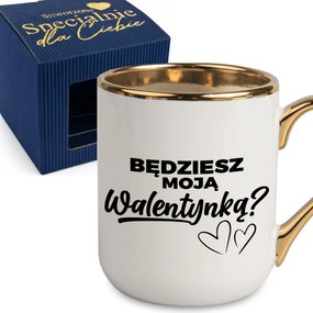 Bögre Elegáns Ajándék Valentin Nap Évforduló Te leszel az én Valentin-napom? Csomag