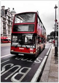 Poszterek 70x100 Érdekes londoni busz
