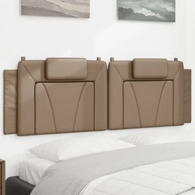 cappuccino színű műbőr fejtámla párna Viana 160 cm