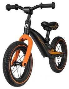 Lionelo - Tolós bicikli BART AIR fekete/narancs 5902581658753