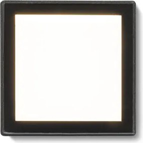 RENDL DEJAVU SQ 9 süllyesztett lámpa fekete 230V LED 3.5W IP65 3000K