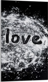 Üveg Vágódeszka 30x52 Szív a Konyhába