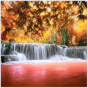 Poszterek 30x30 Őszi vízesés