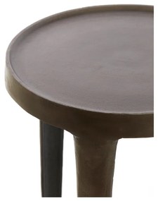 Fém kerek tárolóasztal szett 2 db-os 35x35 cm Tobias – Light &amp; Living