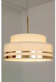 Csillár zsinóron TAMI 1xE27/60W/230V átm. 40 cm bézs/arany