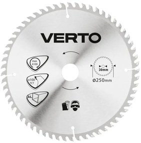 KÖRFŰRÉSZLAP 250*30MM 100FOG HM. ALU! VERTO