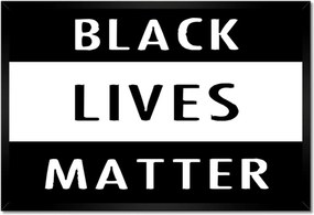 Poszterek keretben 60x40 Black Lives Matter Blm