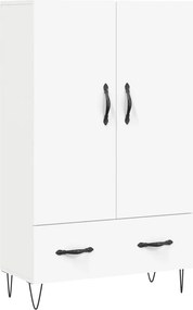 vidaXL fehér szerelt fa magasszekrény 69,5 x 31 x 115 cm