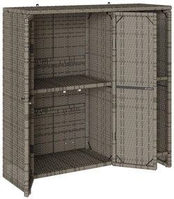 Tárolószekrény Szürke 100x36x102 cm Rattan