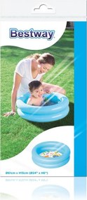 Bestway 2 gyűrűs egyszínű gyerek medence 61 x 15 cm
