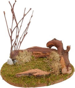 Állattartó bokor Betlehem dekorációval – 18 x 15 x 15cm