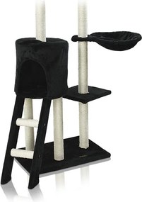 Kaparófa macskáknak Hawaj 138 cm fekete