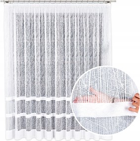 Függöny méteráru 250cm Jacquard függöny méteráru hosszú fehér csíkos