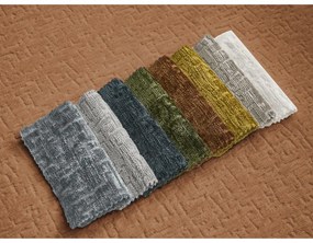 Téglavörös zsenília kinyitható kanapé 228 cm Neyo – Bobochic Paris