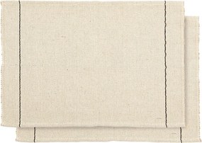 Pamutkeverék tányéralátét szett 2 db-os 35x50 cm Lunel – Kave Home