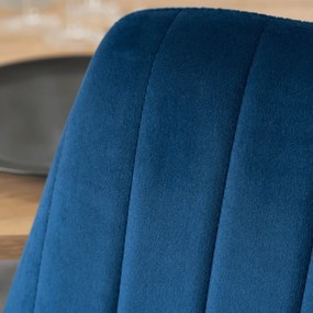 Sötétkék Bársony Étkezőszék. BARI