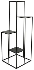 Virágállvány 100x40 cm fekete