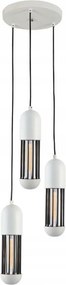 Aca Lighting függeszték 3XE27 fehér fém D27XH120CM Lab HM173P27WH