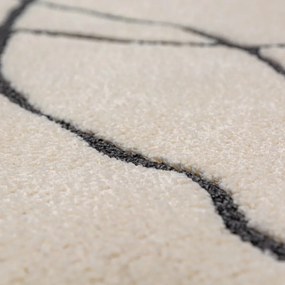 Krémszínű szőnyeg 120x170 cm Flow – Flair Rugs