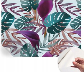 Matt öntapadós fotótapéta falra Trópusi kompozíció 312x219 cm