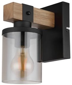 Brilagi - VISTA fali lámpa 1xE27/60W/230V tölgy