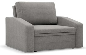 Vertico fekvőfotel, 90 cm széles, fonott, szürke