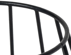 Modern fekete dróthálós asztali lámpa - Palica