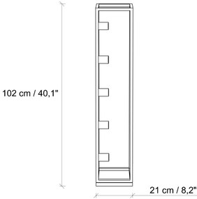 KAFES állólámpa 5xE27/40W/230V arany