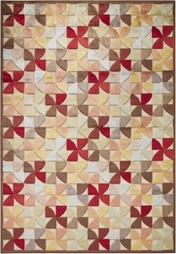 Modern gyapjú szőnyeg,3D dombornyomott 80x125cm