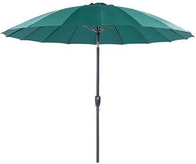 Smaragdzöld napernyő ⌀ 255 cm BAIA Beliani