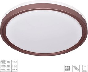 PREZENT 71328 FLOREN Ufo Lámpa Fehér, Kávé LED IP20